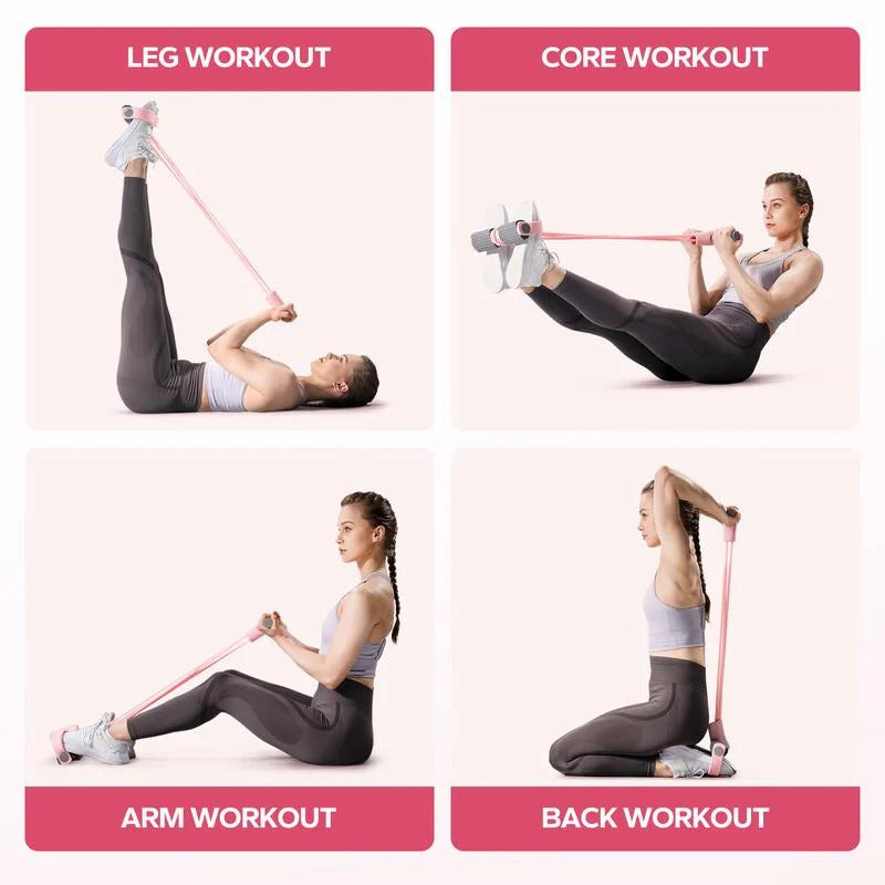Pedal Resistance Band | Tone Arms, Abs & Belly at Home