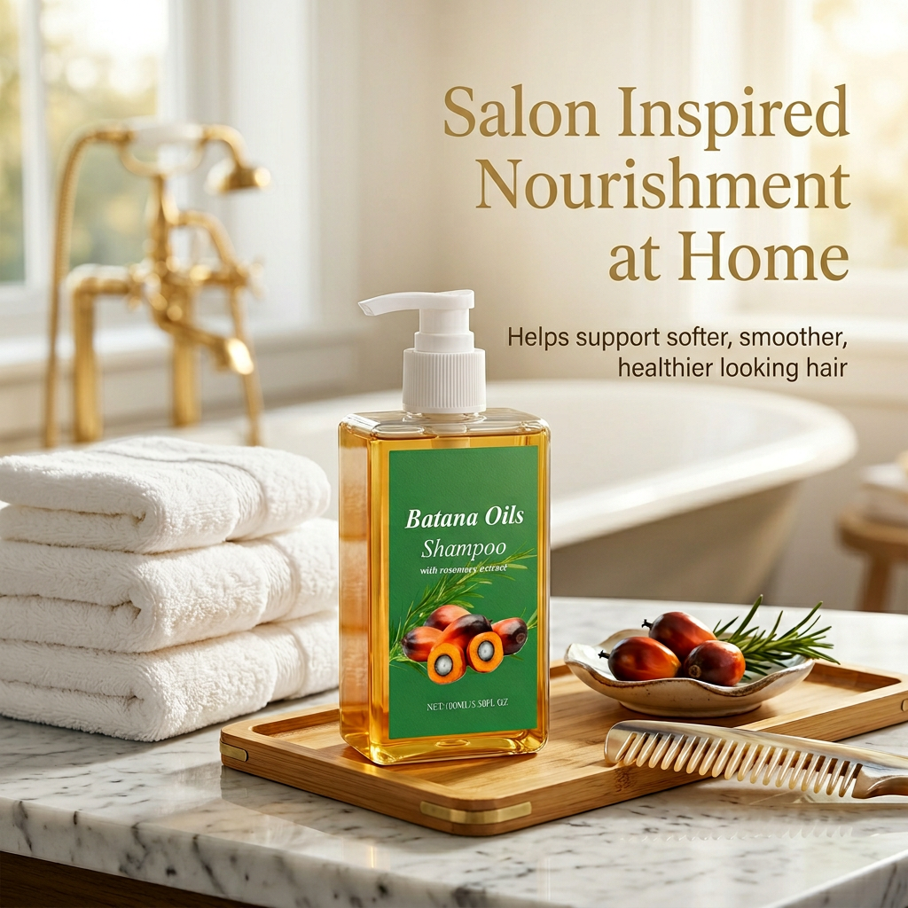 Batana Oil & Rosemary Shampoo for Hair Fall & Regrowth