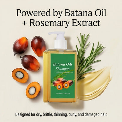 Batana Oil & Rosemary Shampoo for Hair Fall & Regrowth