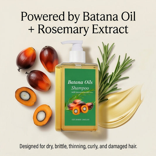 Batana Oil & Rosemary Shampoo for Hair Fall & Regrowth